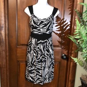 Geo Print Tie Back AB Dress